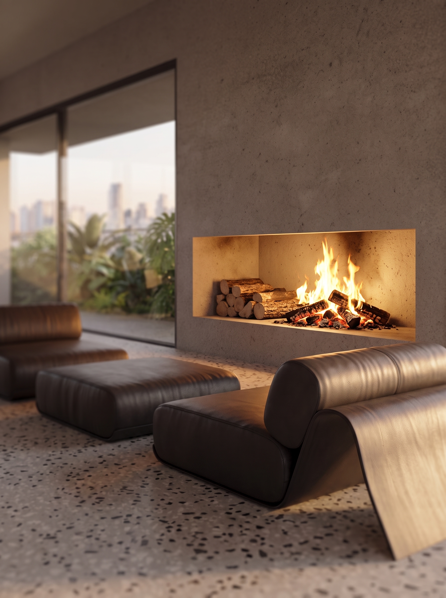 Fireplace detail